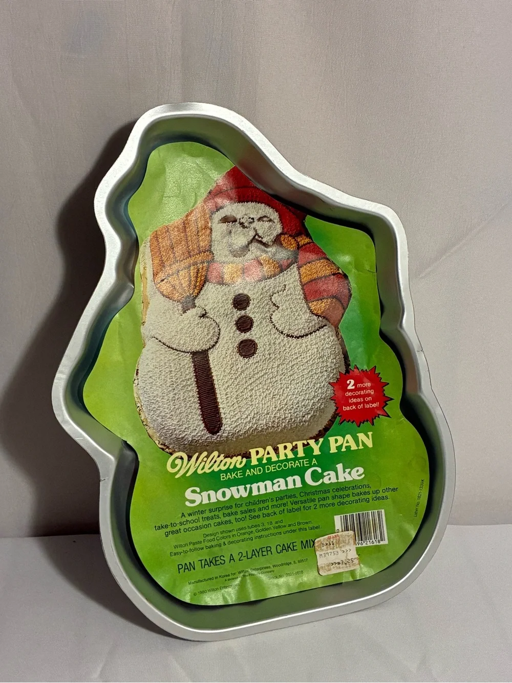 Wilton vintage Snowman Party Cake Pan